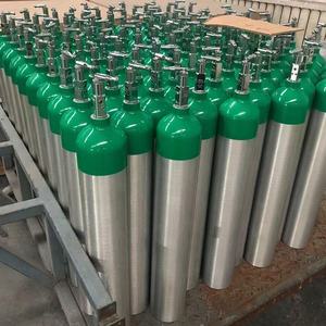 Cilindro de oxígeno de aluminio de tamaño D de tipo médico aprobado estándar DOT con válvula de yugo CGA870 CGA540 - Product Image 4