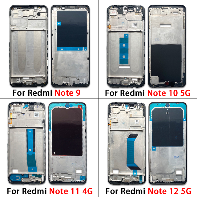 Wholesale Middle Frame Housing for Xiaomi Mi 11T Pro Note 9 10S 10 11 Pro Plus 12S 12 Pro 5G 4G Bezel Chassis Replacement Parts