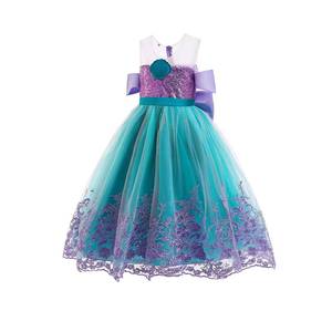 Disfraz de Halloween para Niñas, Vestido de Princesa con Hombros Descubiertos, Vestidos de Sirena para Niñas - Product Image 3