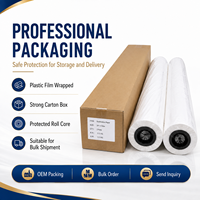 Papier de sublimation à séchage rapide en rouleau, directement de l'usine, 29-100 g/m², pour l'impression par transfert thermique sur textile polyester