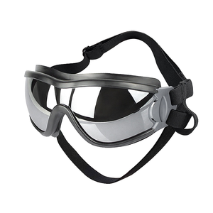 Lunettes de soleil pour <span class=keywords><strong>chien</strong></span> écologiques et tendance avec sangle réglable, protection UV, anti-poussière/anti-vent, motif à pois, pour l'été - Product Image 1