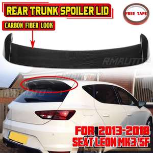 Nuevo alerón trasero para maletero de coche, extensión de tapa para SEAT LEON MK3/5F 2013-2018, alerón de labio trasero para coche de 5 puertas - Product Image 1
