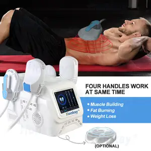 Stimulateur musculaire EMS de perte de poids approuvé par la CE Dispositif de forme corporelle pour revendeur Garantie 1 an personnalisation du logo