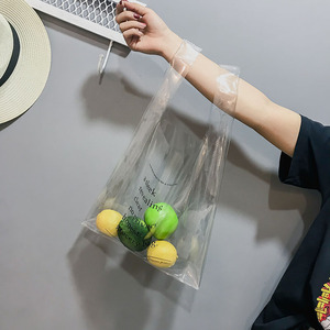 Customized Printed Tote Fashion Transparent PVC <strong>Clear</strong> Makeup Bag <strong>Handbags</strong> - Product Image 1