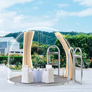 Nhà Máy Miễn Phí Mẫu Luxury Prefab Pc Rõ Ràng Nhà EPS Dome Nhà Khung Nhôm + Polycarbonate - Product Image 6