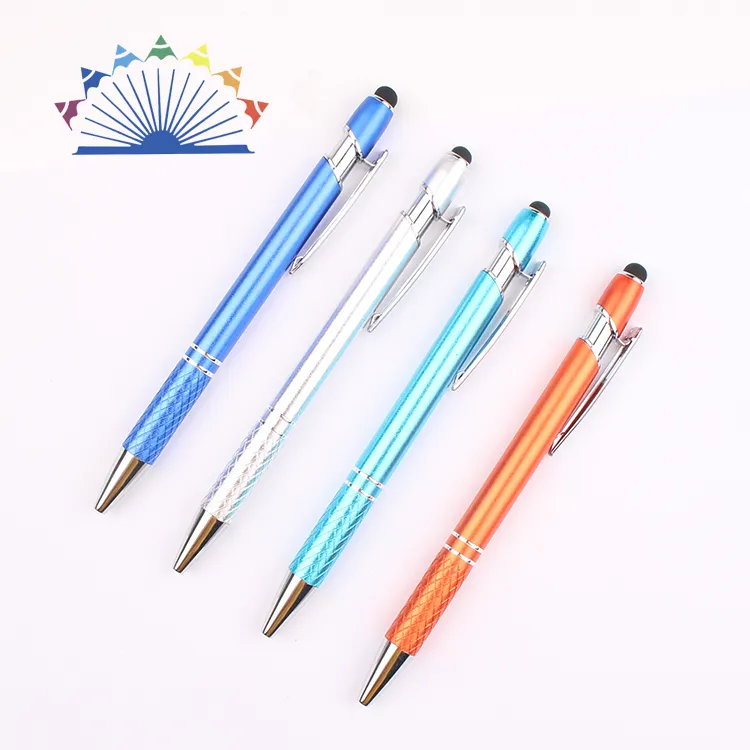 Khuyến Mãi 2024 Giá Rẻ Đầy Đủ Màu Sắc Nhung Stylus Kim Loại Bút Với Logo