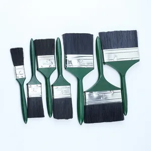 Chip Paint Tool For Wall Paint Tool Black bristles dark green plastic Paint Brush
