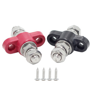 Bornes <span class=keywords><strong>de</strong></span> batterie à double tête M10 <span class=keywords><strong>de</strong></span> haute qualité pour voiture modifiée <span class=keywords><strong>camping</strong></span>-<span class=keywords><strong>car</strong></span> Yacht-équipement <span class=keywords><strong>de</strong></span> Distribution d'énergie - Product Image 1