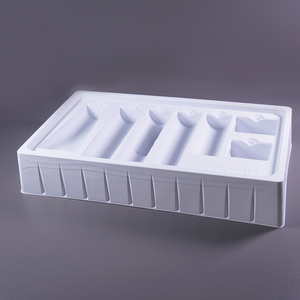Bandeja de plástico PVC PET de Color blanco personalizado para loción cuidado de <span class=keywords><strong>la</strong></span> <span class=keywords><strong>piel</strong></span> inserto de ampolla de formación al vacío - Product Image 5