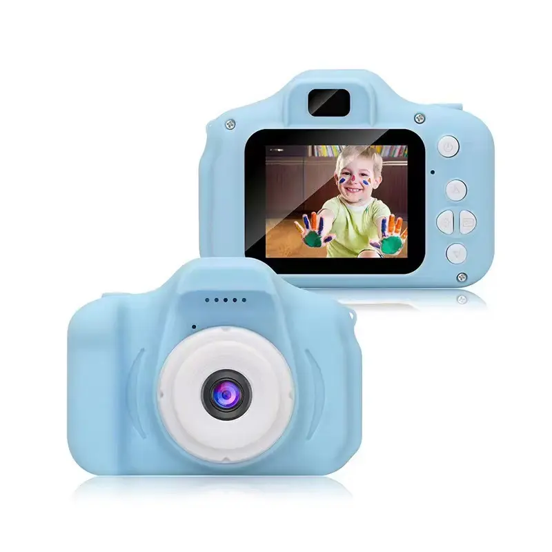 Mini phim hoạt hình máy ảnh HD màn hình giáo dục trẻ em Đồ chơi di động video máy ảnh cho Kid