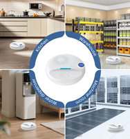 ANGUS Alarme intelligente d'immersion d'eau Tuya Capteur d'eau sans fil Détecteur de fuite d'eau WiFi avec alarme de batterie Système de sécurité domestique