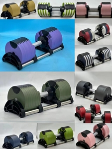 Ensemble d'haltères réglables ZY Commercial, ajustement rapide du poids, équipement d'entraînement de force pour la maison, la salle de sport et la remise en forme - Product Image 4