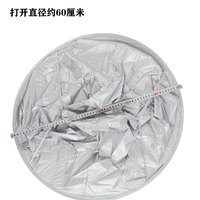 Cape de coiffure pliable en polyester et plastique, résistante à l'eau, protège le rasoir et nettoie l'apron