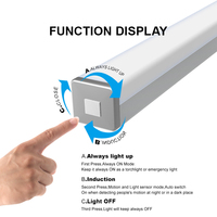 Veilleuse LED sans fil rechargeable USB Joystar 2026 à détecteur de mouvement, 20-30 cm, pour armoire de cuisine et penderie – Grande Vente