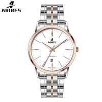 Bas prix hommes luxe mince montre-bracelet boîtier grand visage montres robe or homme meilleure qualité montre pour hommes montre à Quartz