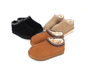 Chaussures d'intérieur en fourrure pour femmes, <span class=keywords><strong>style</strong></span> ethnique, pour Uggs, hiver, nouvelles bottes de neige confortables et luxueuses - Product Image 2