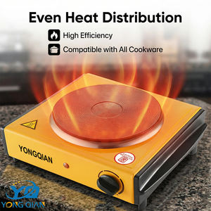 Plaque chauffante électrique à brûleur unique de haute qualité, brûleur en fonte, cuisinière électrique pour la cuisine à domicile sans gaz - Product Image 1