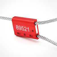 Scellés en câble métallique haute sécurité ISO AH-CS011, scellés mécaniques pour verrouillage de conteneurs