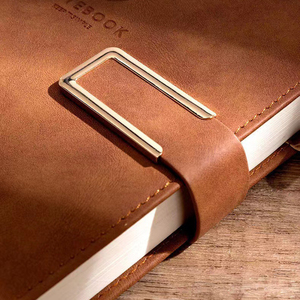 Biểu Tượng Tùy Chỉnh A5 PU Da Bìa Cứng May Ràng Buộc Máy Tính Xách Tay Văn Phòng Phẩm Kinh Doanh Văn Phòng Máy Tính Xách Tay - Product Image 4