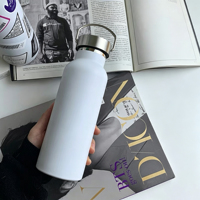 Mug de randonnée en acier inoxydable de 20 oz, à double paroi, isolé sous vide, avec couvercle, pour la rentrée scolaire et le camping en plein air