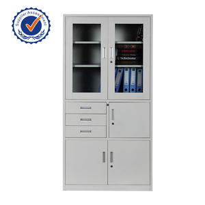 Adjustable 4-Door Steel <b>Filing</b> Cabinet Modern Fireproof Metal <b>Storage</b> with Drawers for Home Office or Bedroom - Product Image 5