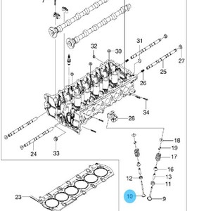 Soupapes d'admission et d'échappement 96307713 96307712 pour pièces de rechange du moteur 7T5 - Product Image 2