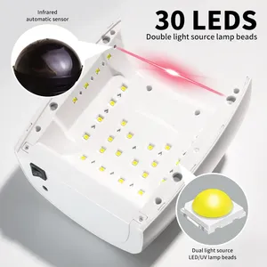 Sèche-ongles professionnel 30 LED rechargeable, lampe UV LED pour ongles avec minuteurs et capteur, lumière de durcissement du vernis gel, outils de salon - Product Image 2