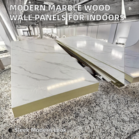 Panneaux muraux en marbre, feuille UV PVC/WPC, imperméables, écologiques, design moderne pour appartement, divertissement, décoration intérieure, maison