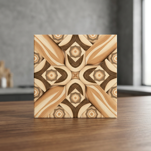 Ceramic Digital Print 400x400mm <b>Floor</b> Tile Polished Wooden Marble Stone Look for Wall Decor for Outdoor Bathroom Indoor Interior - Product Image 1