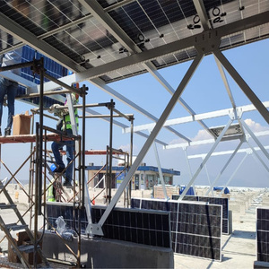 Estructura de Carport Solar Personalizada, Kits de Montaje para Carport Solar, Soportes de Montaje de Aluminio para Paneles Solares - Product Image 1