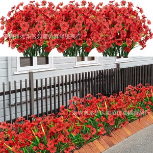 Bouquet d'eucalyptus violet artificiel Ruyin, fleurs en soie plastique pour la décoration intérieure et la plantation en jardinière. - Product Image 4