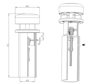 Anemômetro de Ressonância Acústica XS-Wdc2e Econômico e Barato Sensor de Estação Meteorológica - Product Image 4