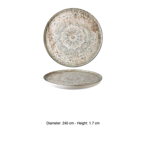 Plato de Cena Apilable Rinart Fade con Impresión Digital, Porcelana Fina, 24 x 1.7 h cm, para Suministros de Restaurantes y Hoteles, Vajilla al por Mayor - Product Image 3