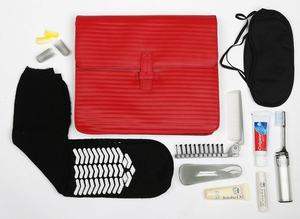 Perlengkapan Perjalanan Nyaman Grosir Set Sekali Pakai Bahan Coral Fleece untuk Maskapai Penerbangan dengan Masker Mata, Sandal, dan Penutup Telinga - untuk Hotel - Product Image 3