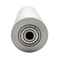 Rouleaux de pression et roues de guidage pour machine à poncer à bande avec roue motrice en acier inoxydable à double roulement