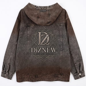 Sudadera con capucha de chenilla con letras bordadas, efecto desgastado, algodón grueso, corte oversize, estilo streetwear, personalizada para hombre - Product Image 3