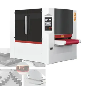 Machine d'ébavurage automatisée avec système de collecte de la poussière humide, convoyeur à écran tactile HMI de 800mm fabriqué en usine