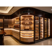Humidor Walk-in OEM ODM pour Cigares, Boutique de Tabac Premium, Club Privé de Cigares, Salon de Cigares