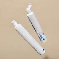 Tube rond personnalisé pour tube de pâte dentifrice Tubes d'emballage cosmétique de lotion de soin de la peau blancs