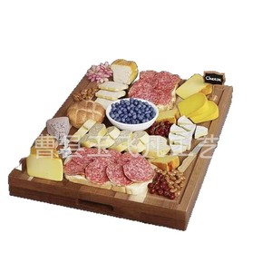 Rustic Craze Acacia <b>Wood</b> Cutting Board 84x61cm Double Sided Multifunctional Kitchen Chopping <b>Block</b> For Food Prep - Product Image 5