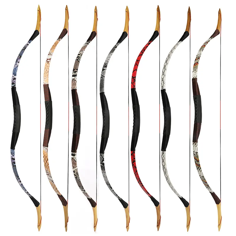 Outdoor Boogschieten Longbow 20-50lbs One-Pcs Traditionele Jacht Boog En Pijl Oefenen Pijl En Boog