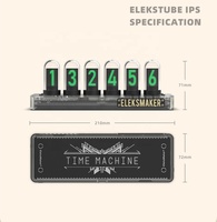 BETTER Eleksmaker Glow TubeTable Clock Elekstube IPS Display Desktop Horloge numérique décorative