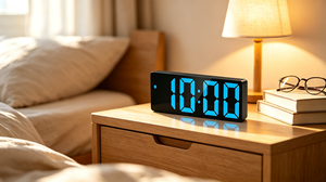 Horloge de table numérique moderne et intelligente pour chambre à coucher, avec USB, grand écran LED, miroir, réveil électronique - Product Image 5