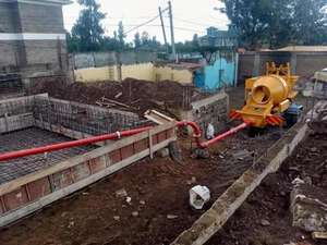 MINLE, заводская цена, высокая эффективность, JBT20, портативный дизельный бетононасос и Бетономешалка для продажи - Product Image 3