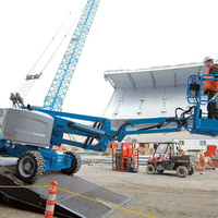 Nacelle élévatrice articulée électrique autopropulsée de 12m, 14m, 16m, 18m, 20m, 22m avec plateau tournant continu à 360 degrés