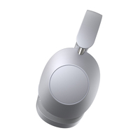 Casque audio sans fil supra-auriculaire, 100H d'autonomie ultra-longue, audio haute résolution, charge rapide Type-C, pour les voyages en avion, pliable, noir discret