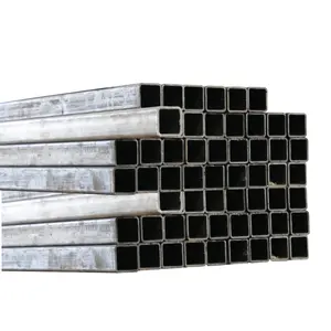 Supplier ASTM MS ERW Hollow GI Hot Dip Galvanized Welded Steel Square Pipe