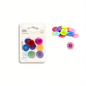 Bottoni colorati ILAN 20 mm 12 pezzi per cucito e artigianato - Product Image 2