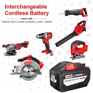 Bộ pin thay thế pin sạc dụng cụ <span class=keywords><strong>Lithium</strong></span>-<span class=keywords><strong>ion</strong></span> <span class=keywords><strong>18V</strong></span> HD12.0 M18B 12AH 15AH cho 48-11-1880 48-11-1850 48-11-1865 - Product Image 5