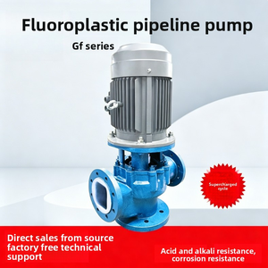 Pompe verticale à circulation pour conduites, entièrement automatique, résistante à la corrosion acido-alcaline, pour produits chimiques et eaux usées - Product Image 2